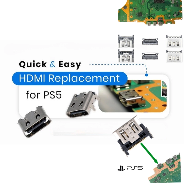 PS5 HDMI port replacement repair process Dubai